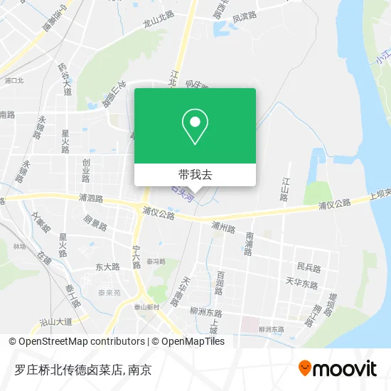 罗庄桥北传德卤菜店地图