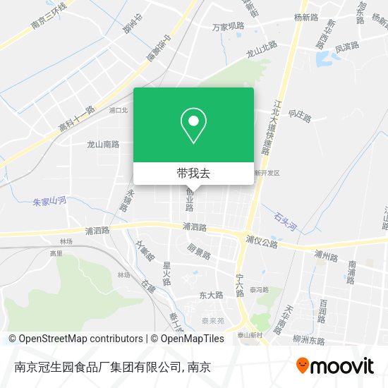南京冠生园食品厂集团有限公司地图