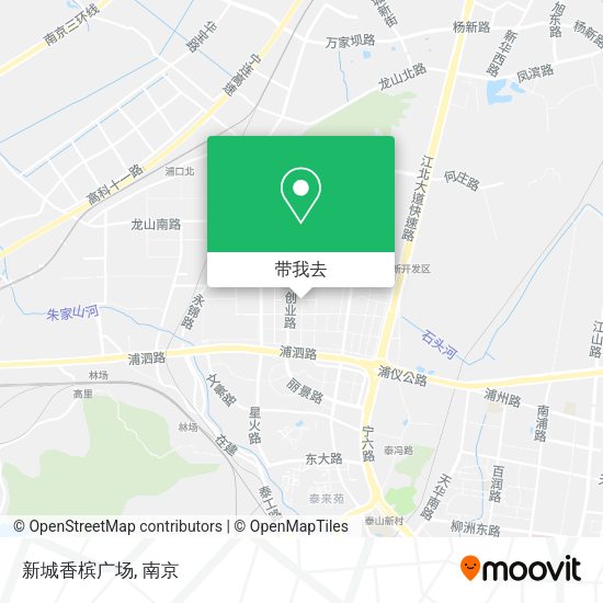 新城香槟广场地图