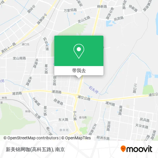 新美锦网咖(高科五路)地图