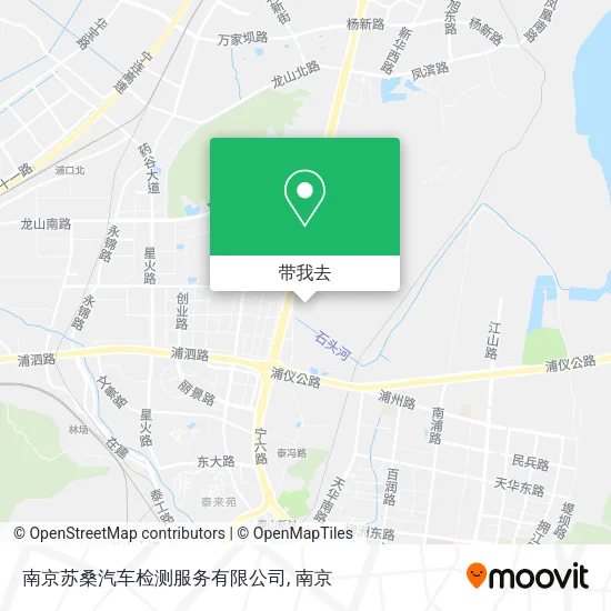 南京苏桑汽车检测服务有限公司地图