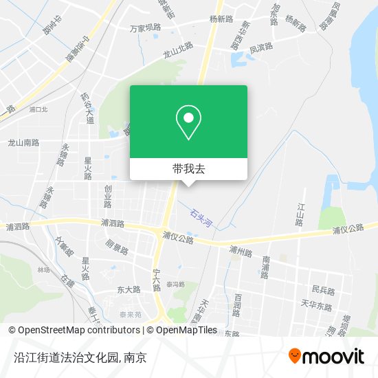 沿江街道法治文化园地图