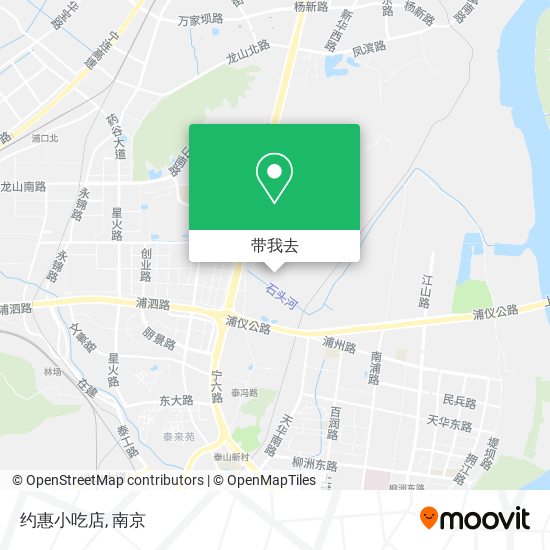 约惠小吃店地图