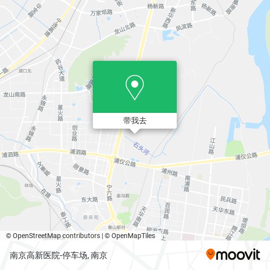 南京高新医院-停车场地图