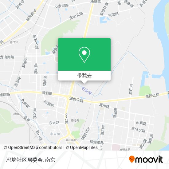 冯墙社区居委会地图