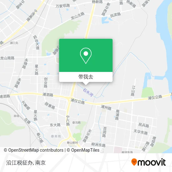 沿江税征办地图