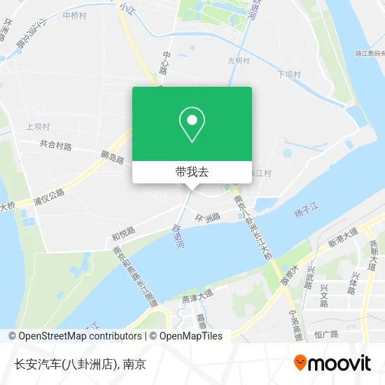 长安汽车(八卦洲店)地图
