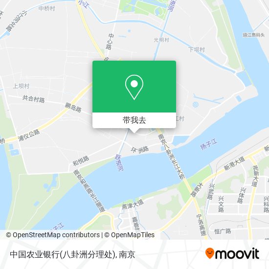 中国农业银行(八卦洲分理处)地图