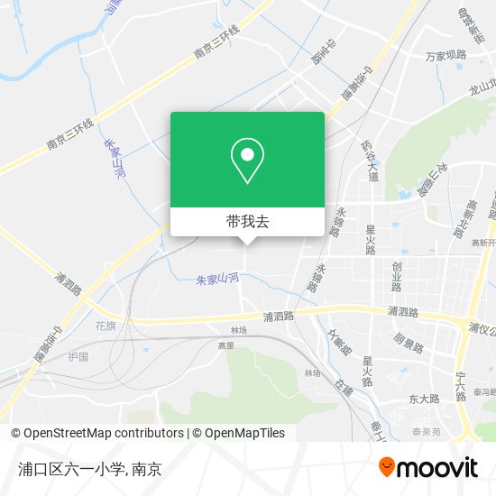 浦口区六一小学地图