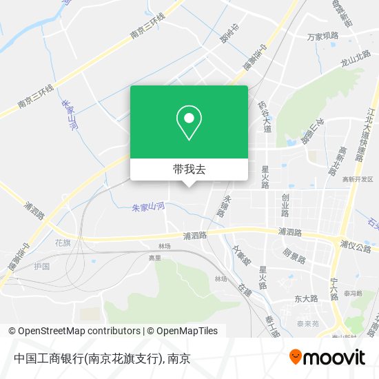 中国工商银行(南京花旗支行)地图