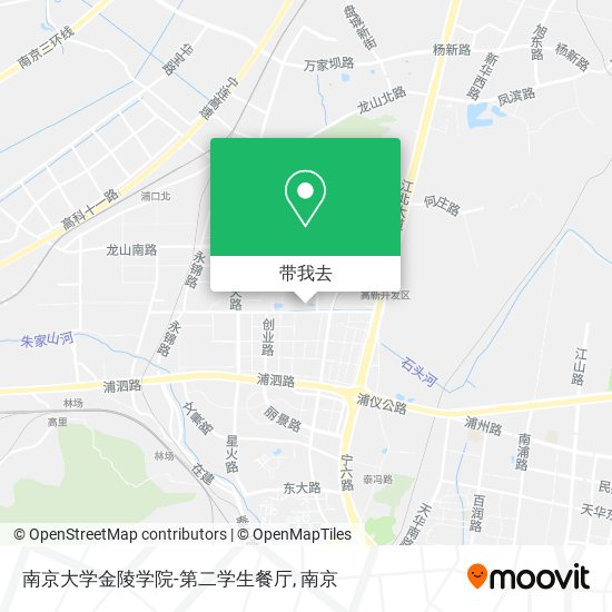 南京大学金陵学院-第二学生餐厅地图