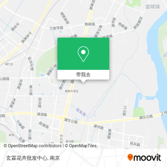 玄霖花卉批发中心地图