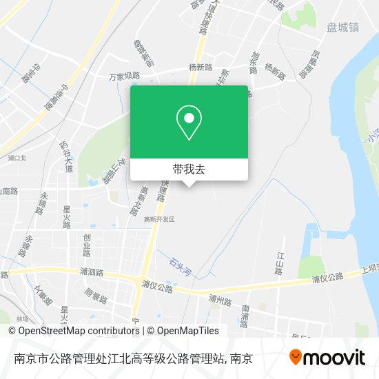 南京市公路管理处江北高等级公路管理站地图