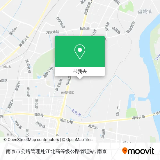 南京市公路管理处江北高等级公路管理站地图