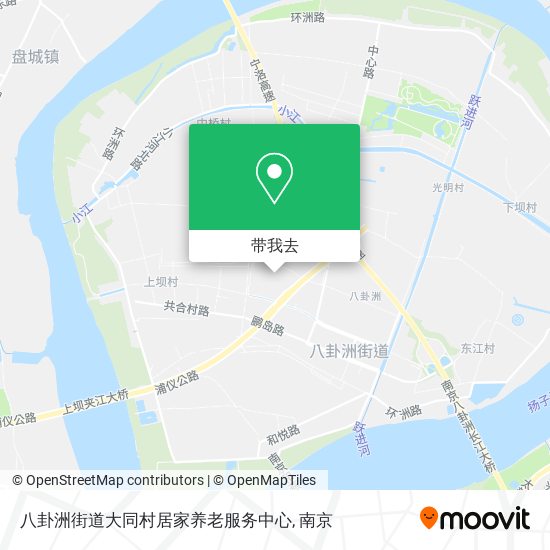 八卦洲街道大同村居家养老服务中心地图