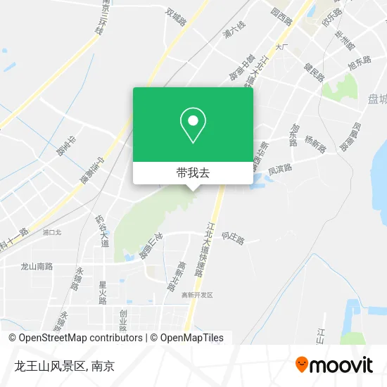 龙王山风景区地图