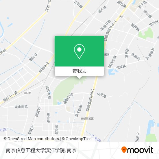 南京信息工程大学滨江学院地图