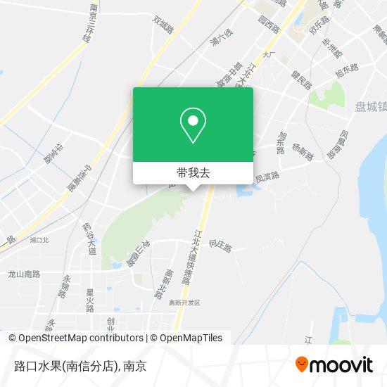 路口水果(南信分店)地图