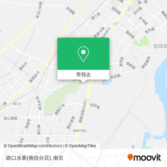 路口水果(南信分店)地图