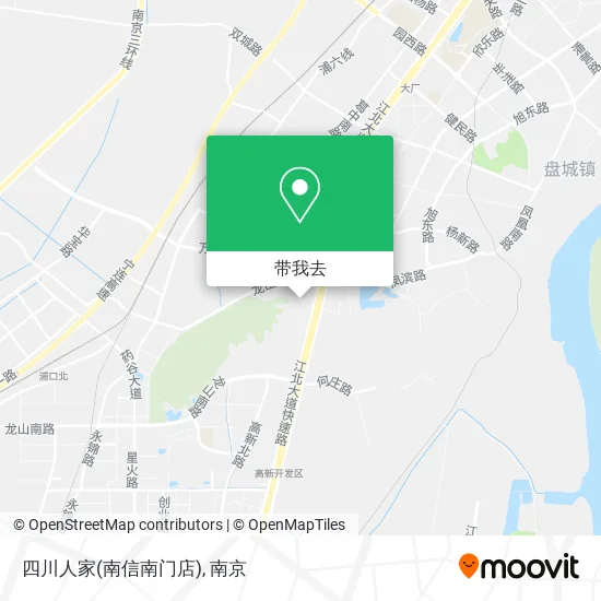 四川人家(南信南门店)地图