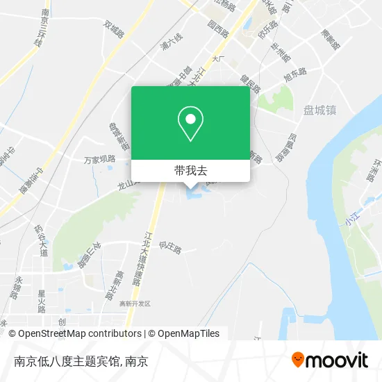 南京低八度主题宾馆地图
