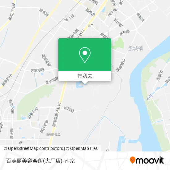 百芙丽美容会所(大厂店)地图