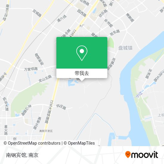 南钢宾馆地图
