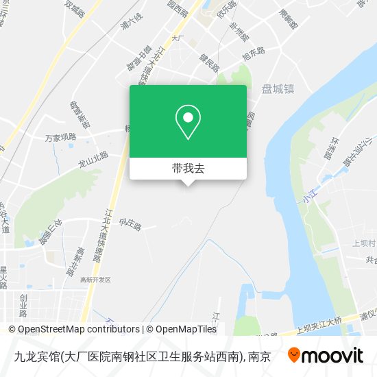 九龙宾馆(大厂医院南钢社区卫生服务站西南)地图