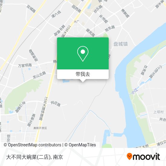 大不同大碗菜(二店)地图