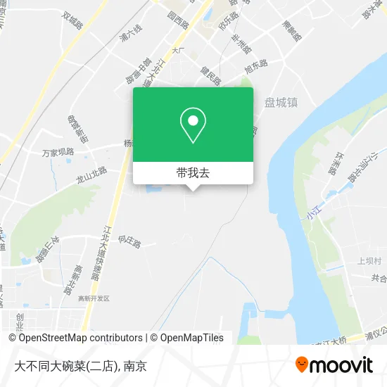 大不同大碗菜(二店)地图