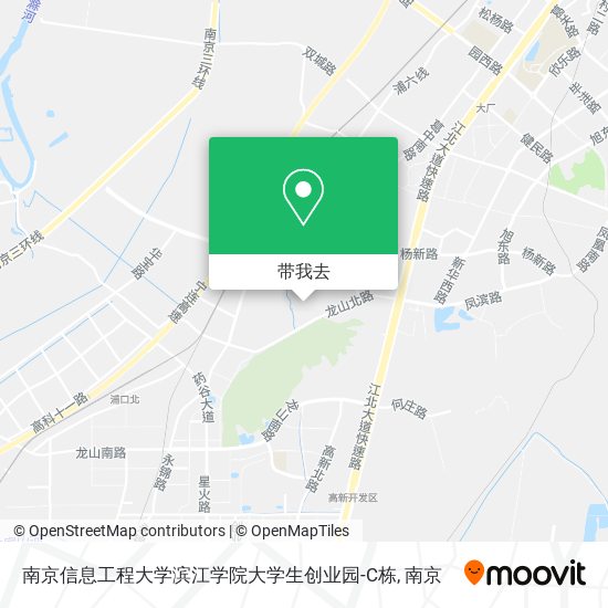 南京信息工程大学滨江学院大学生创业园-C栋地图