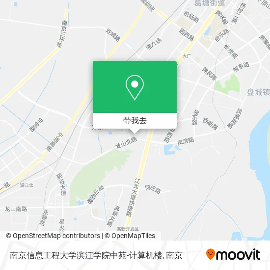 南京信息工程大学滨江学院中苑-计算机楼地图