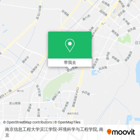 南京信息工程大学滨江学院-环境科学与工程学院地图