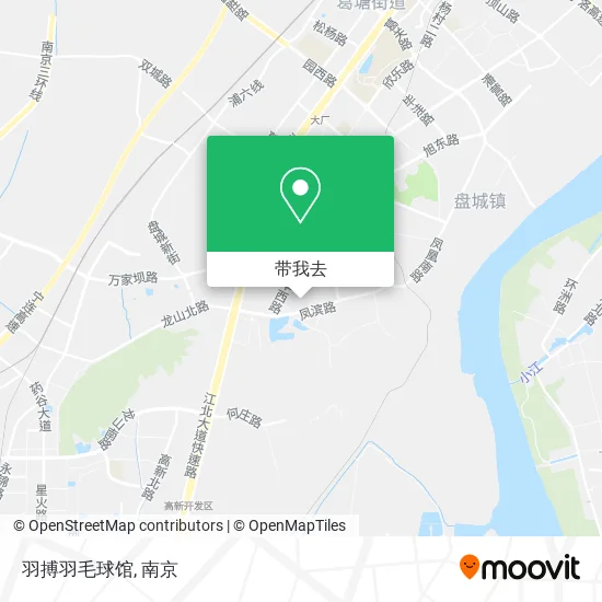 羽搏羽毛球馆地图