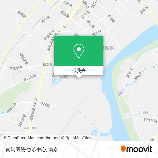 南钢医院-急诊中心地图