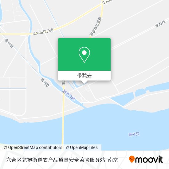 六合区龙袍街道农产品质量安全监管服务站地图