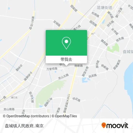盘城镇人民政府地图