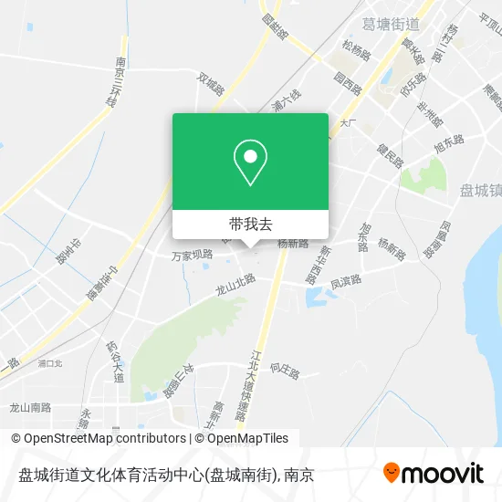 盘城街道文化体育活动中心(盘城南街)地图