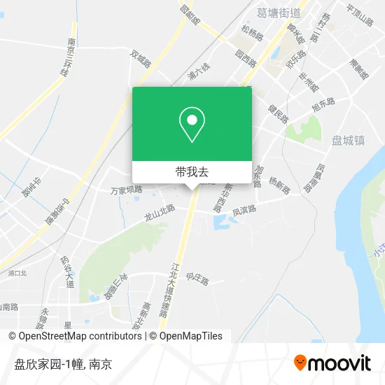 盘欣家园-1幢地图