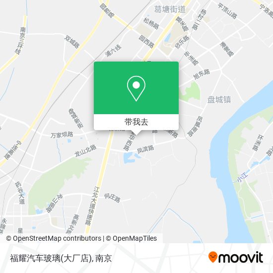 福耀汽车玻璃(大厂店)地图