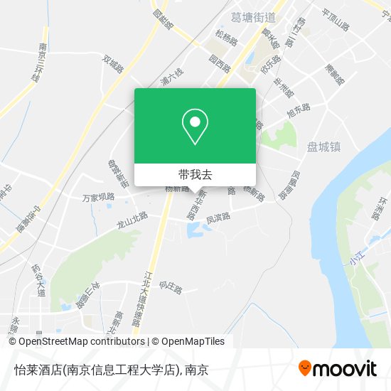 怡莱酒店(南京信息工程大学店)地图