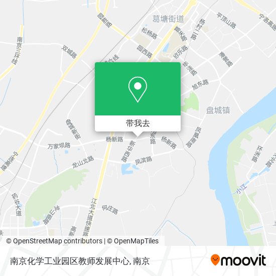 南京化学工业园区教师发展中心地图