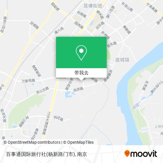 百事通国际旅行社(杨新路门市)地图