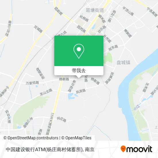 中国建设银行ATM(杨庄南村储蓄所)地图