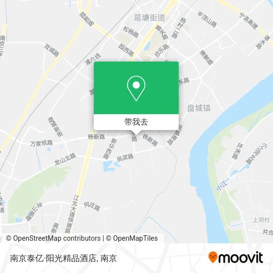 南京泰亿·阳光精品酒店地图