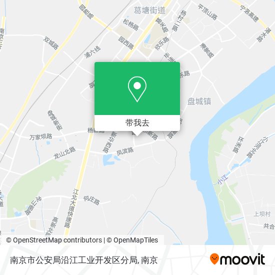 南京市公安局沿江工业开发区分局地图