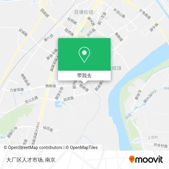 大厂区人才市场地图