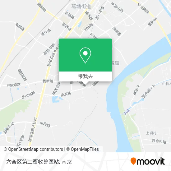 六合区第二畜牧兽医站地图