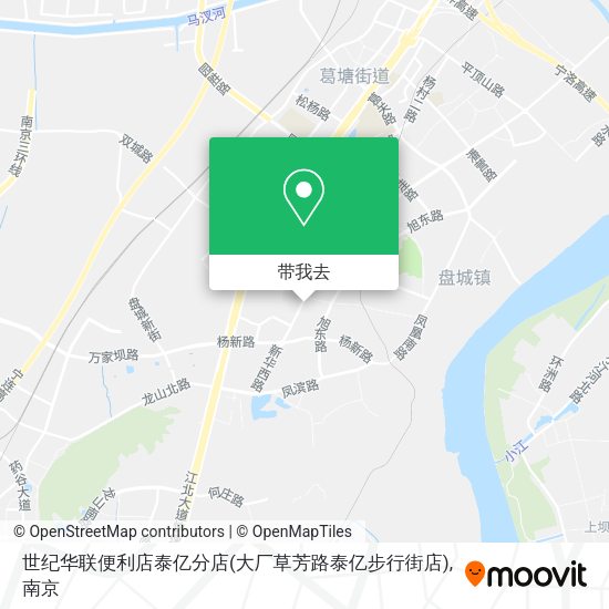 世纪华联便利店泰亿分店(大厂草芳路泰亿步行街店)地图