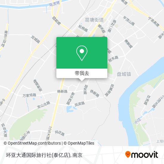 环亚大通国际旅行社(泰亿店)地图